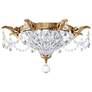 1_Schonbek Milano 16 1/2"W French Gold Crystal Ceiling Light
