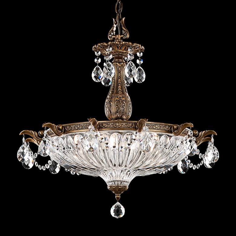 Image 1 Schonbek Milano 22 1/2"W Midnight Gild Crystal Pendant Light