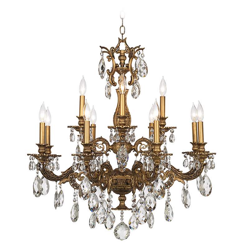 Image 1 Schonbek Milano 32 1/2 inch W Swarovski Clear Crystal Chandelier