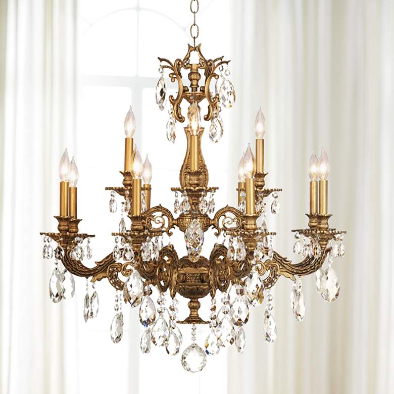 Image 1 Schonbek Milano 32 1/2 inch Wide Swarovski Crystal Chandelier