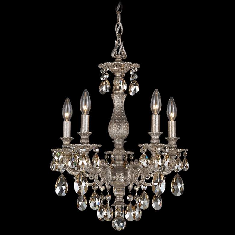 Image 1 Schonbek Milano Collection 16 inch Wide Crystal Chandelier