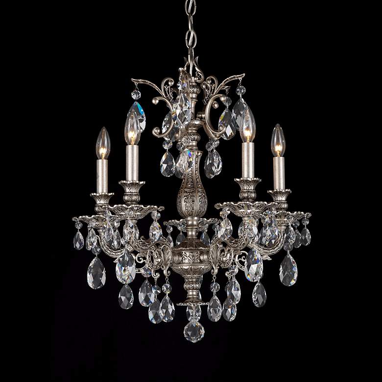 Image 1 Schonbek Milano Collection 18 inch Wide Crystal Chandelier