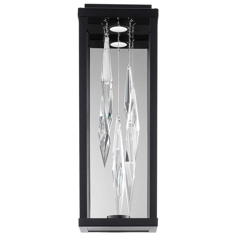 Image 2 Schonbek Mirage 16 1/2" High Black LED Wall Sconce