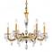 Schonbek Napoli 28"W Heirloom Gold 6-Light Chandelier