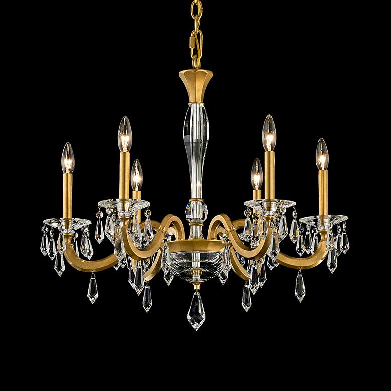 Image 2 Schonbek Napoli 28"W Heirloom Gold 6-Light Chandelier more views