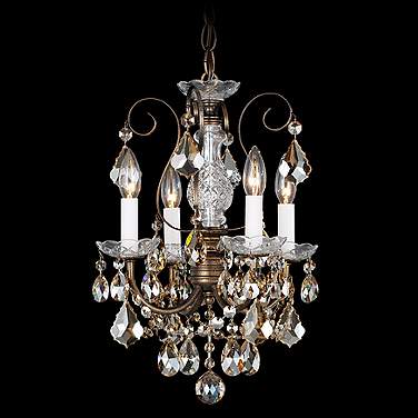 Schonbek New Orleans Collection 12" Crystal Mini Chandelier