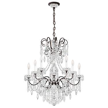 Schonbek New Orleans Collection 28" Wide Crystal Chandelier