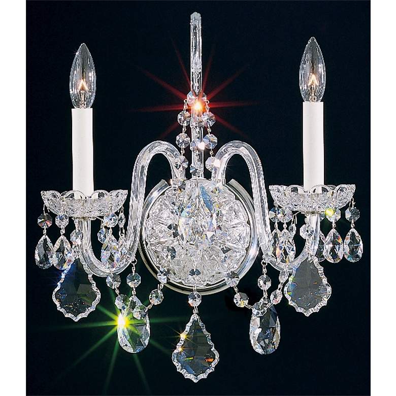 Image 1 Schonbek Olde World 16" High Swarovski Crystal Wall Sconce