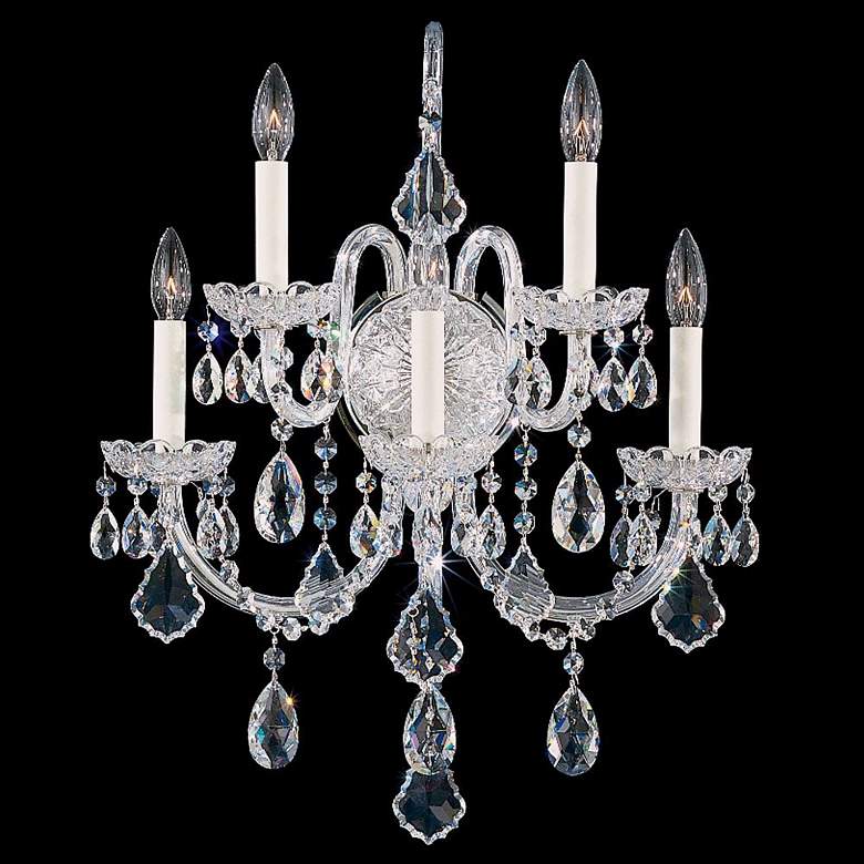 Image 1 Schonbek Olde World 23 inch High Swarovski Crystal Wall Sconce