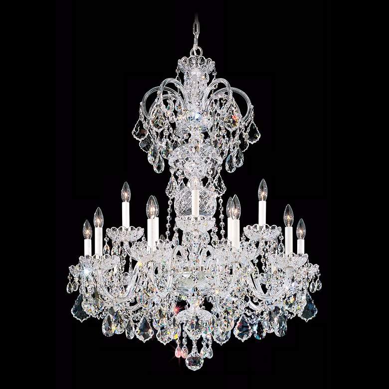 Image 1 Schonbek Olde World 32 inchW Gold Swarovski Crystal Chandelier