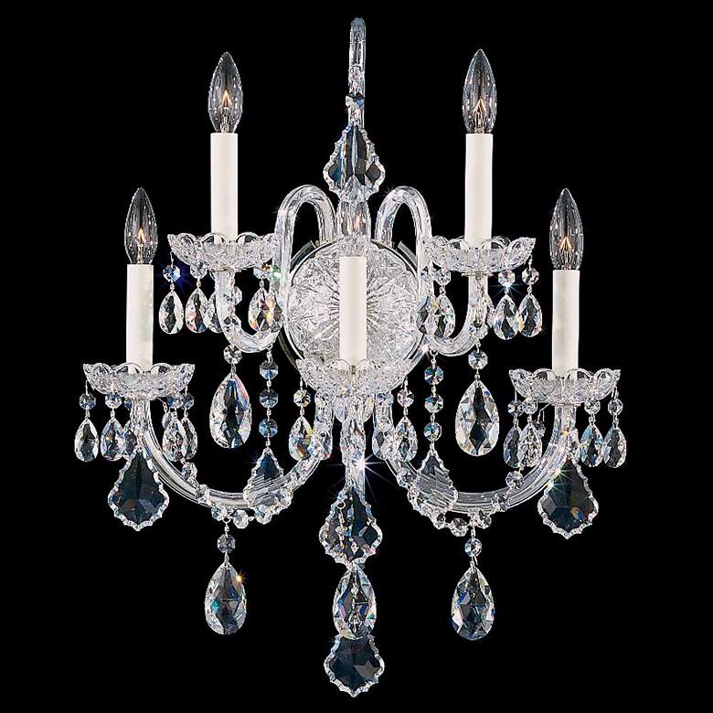 Image 1 Schonbek Olde World Collection 23 inch High Crystal Wall Sconce