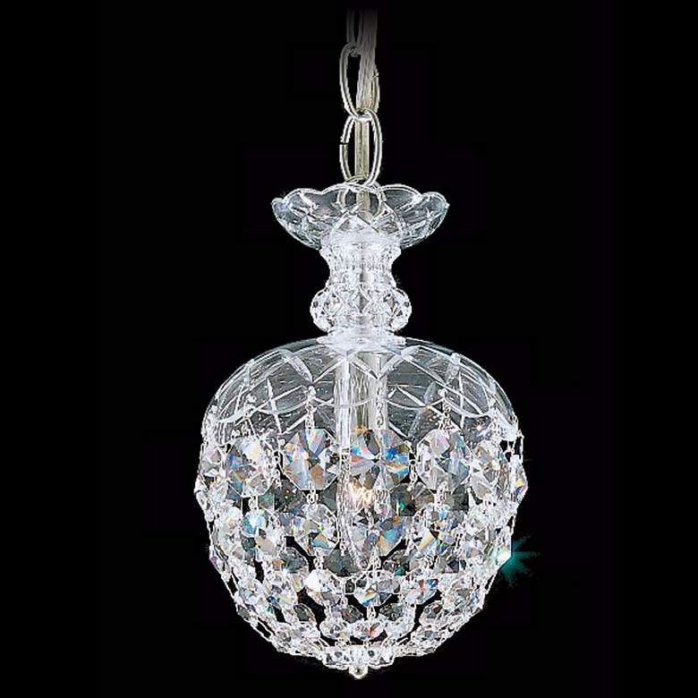 Image 1 Schonbek Olde World Collection 6" Crystal Mini Pendant Light