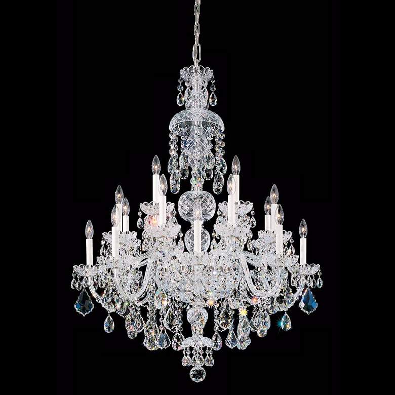 Image 1 Schonbek Olde World Silver-Elements 25 Light Chandelier