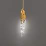 1_Schonbek Organza 3 1/2" Wide Aged Brass LED Mini Pendant