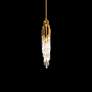 3_Schonbek Organza 3 1/2" Wide Aged Brass LED Mini Pendant more views