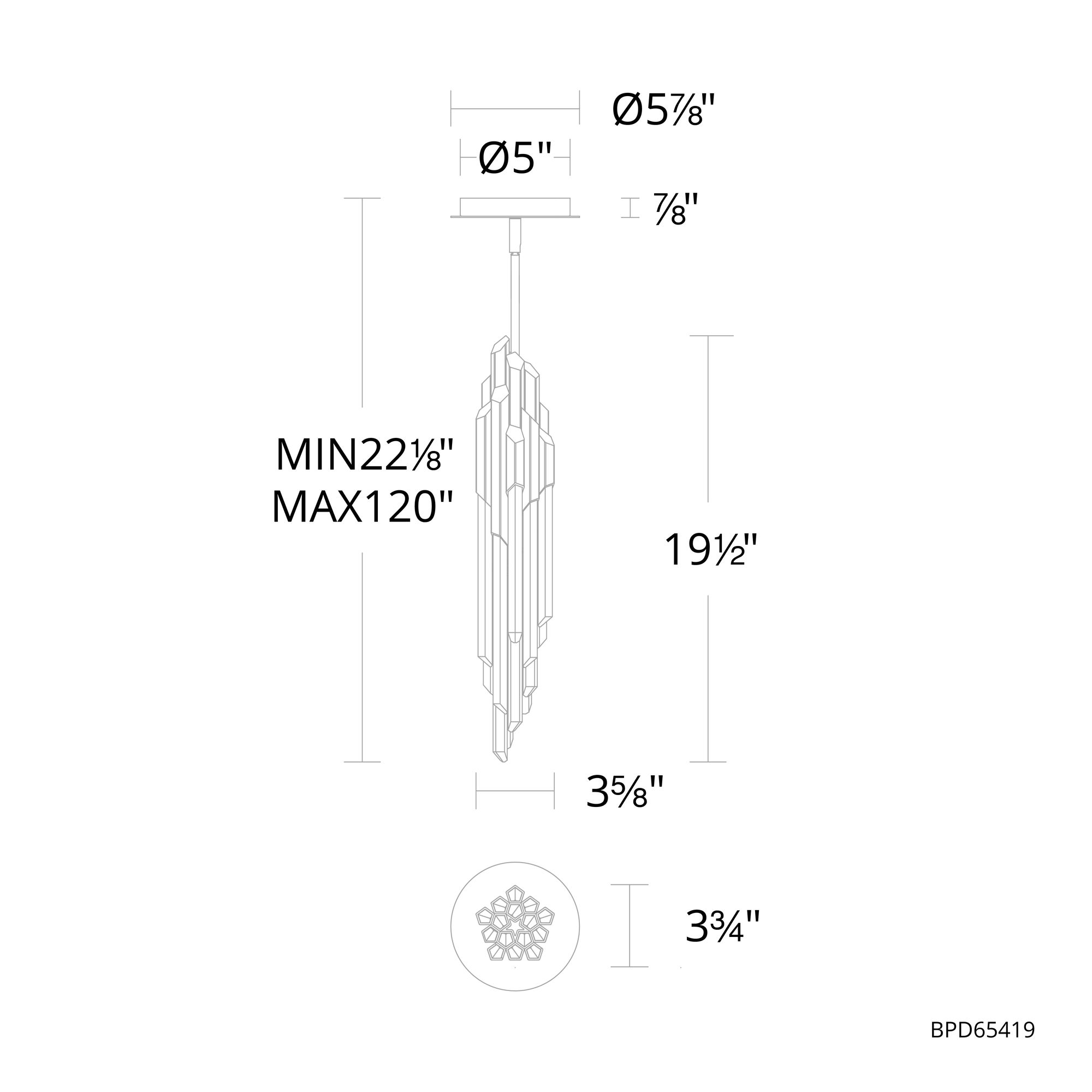 Image 6 Schonbek Organza 3 1/2" Wide Aged Brass LED Mini Pendant more views