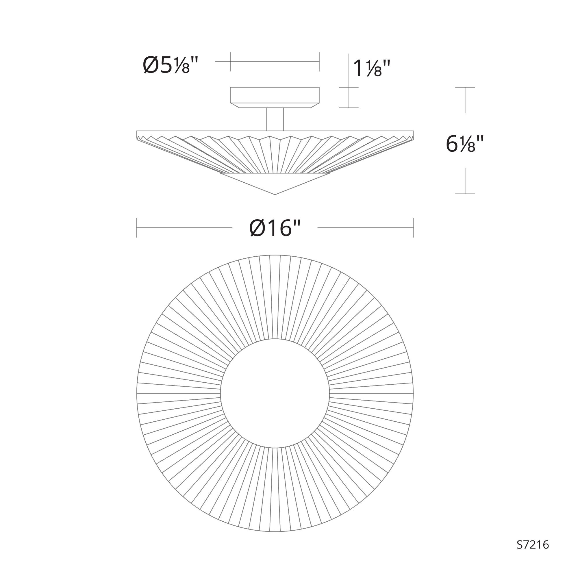 Image 4 Schonbek Origami 16" Wide Aged Brass LED Ceiling Light more views