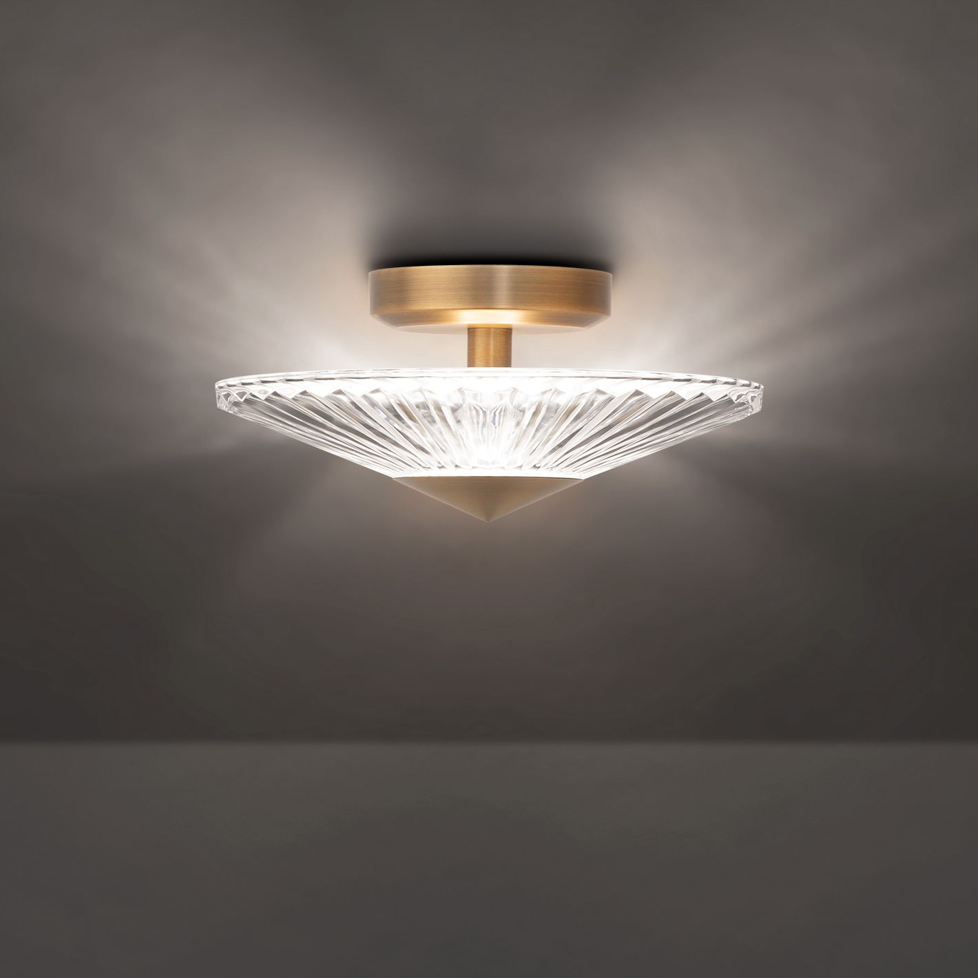 Schonbek Origami Brass - Antique Brass Collection