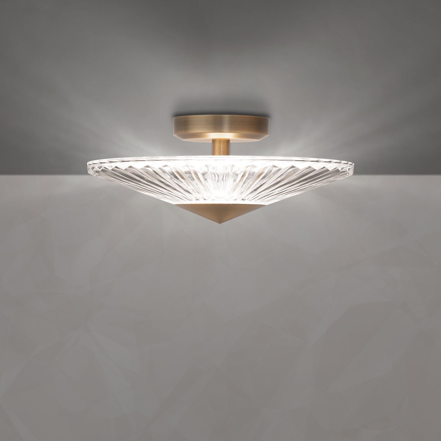 Schonbek Origami Brass - Antique Brass Collection