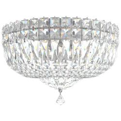 Schonbek Petit Deluxe 12&quot; Wide Clear Crystal Ceiling Light