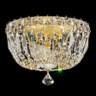 Schonbek Petit Gold Hand-Cut Crystal 8" Wide Ceiling Light