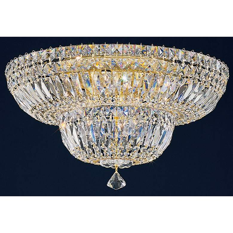 Image 1 Schonbek Petite 18" Wide Crystal Flushmount (QS)