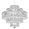 Schonbek Plaza 21" Wide Silver Spectra Crystal Chandelier