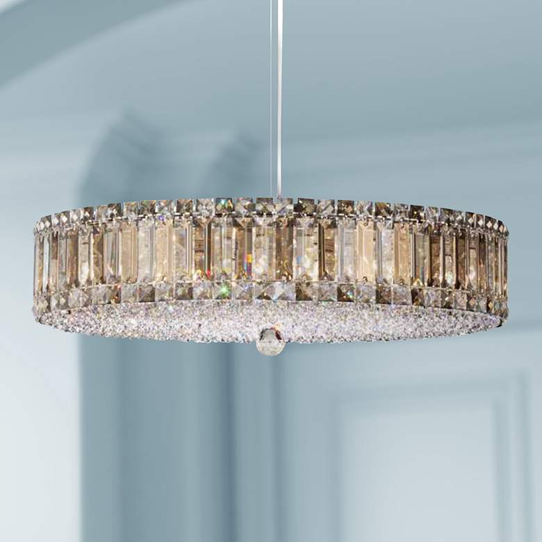 Image 1 Schonbek Plaza Collection 25 inch Crystal Pendant Chandelier