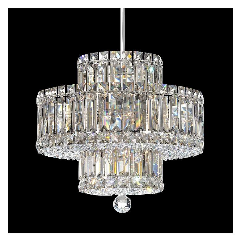 Image 1 Schonbek Plaza Collection 9-Light Crystal Pendant Chandelier