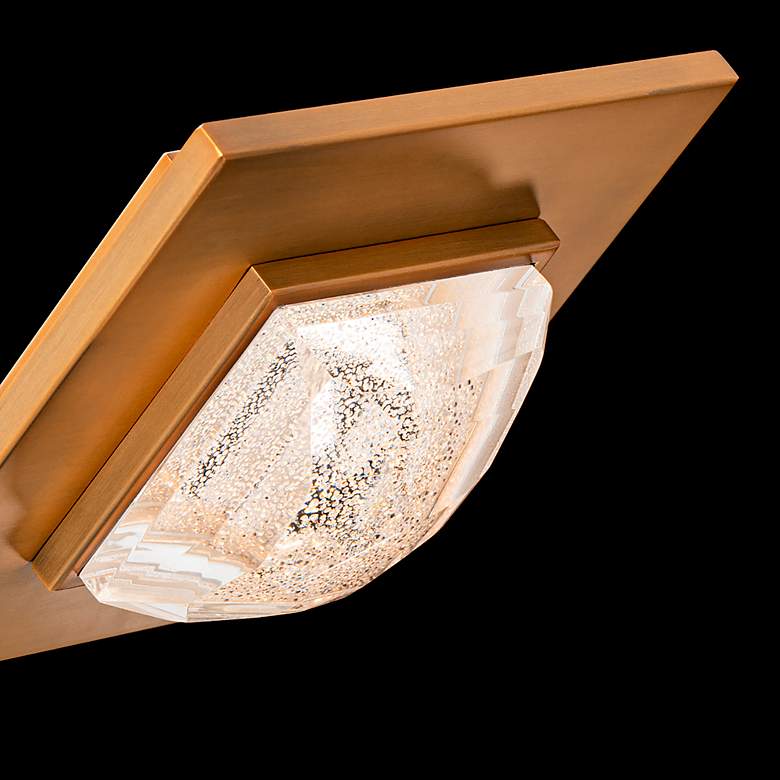 Image 3 Schonbek Promenade 9" Wide Aged Brass LED Ceiling Light more views