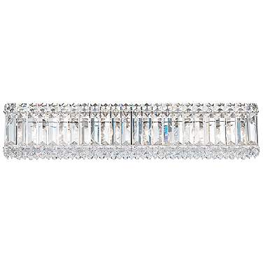 Schonbek Quantum 24" Wide Optic Crystal Bath Light