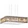 Schonbek Quantum Box Golden Shadow 20" W Crystal Chandelier