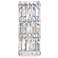Schonbek Quantum Collection 13" High Crystal Wall Sconce