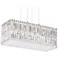 Schonbek Quantum Collection 24" Wide Block Crystal Pendant