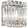 Schonbek Quantum Collection 5" High Crystal Wall Sconce