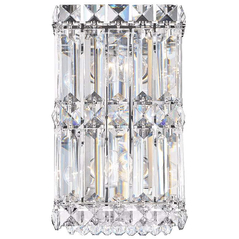 Image 1 Schonbek Quantum Collection 9" High Crystal Wall Sconce