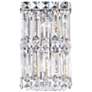Schonbek Quantum Collection 9" High Crystal Wall Sconce