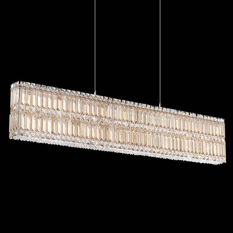 Image 1 Schonbek Quantum Golden Shadow 47 inch Wide Crystal Chandelier