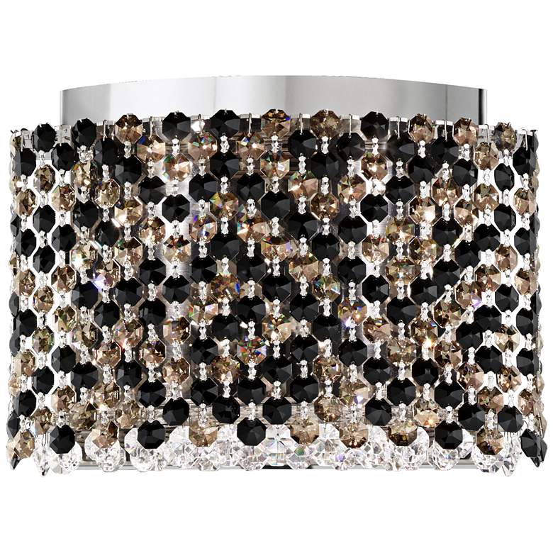 Image 1 Schonbek Refrax 7 inchH Swarovski Jaguar Crystal LED Wall Sconce