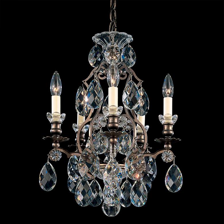 Image 2 Schonbek Renaissance 14 1/2" Wide Bronze Crystal Chandelier