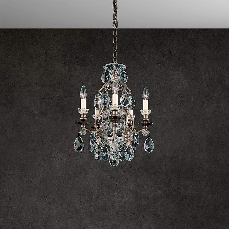 Image 1 Schonbek Renaissance 14 1/2" Wide Bronze Crystal Chandelier