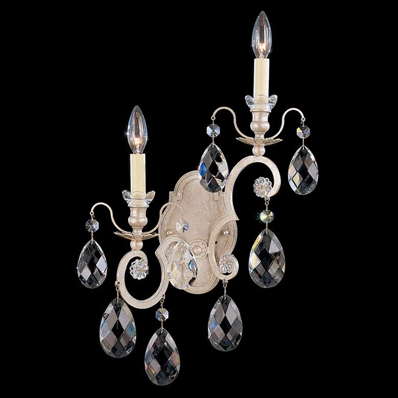 Image 1 Schonbek Renaissance 14 inch Wide Gold Crystal Right Wall Sconce