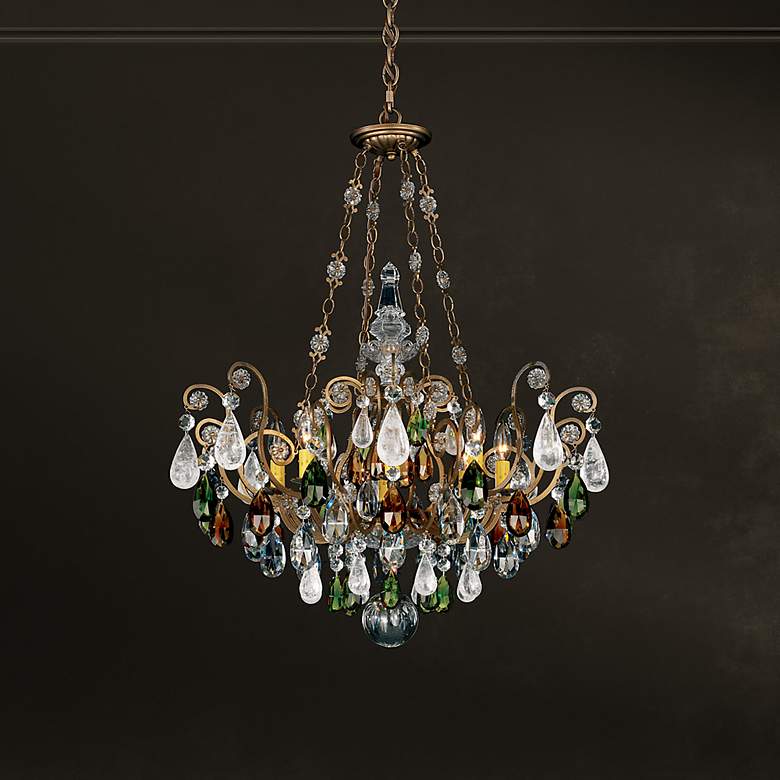 Image 1 Schonbek Renaissance 26 1/2" Wide Gold 8-Light Chandelier