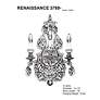 3_Schonbek Renaissance Collection 14 1/2" Crystal Chandelier more views