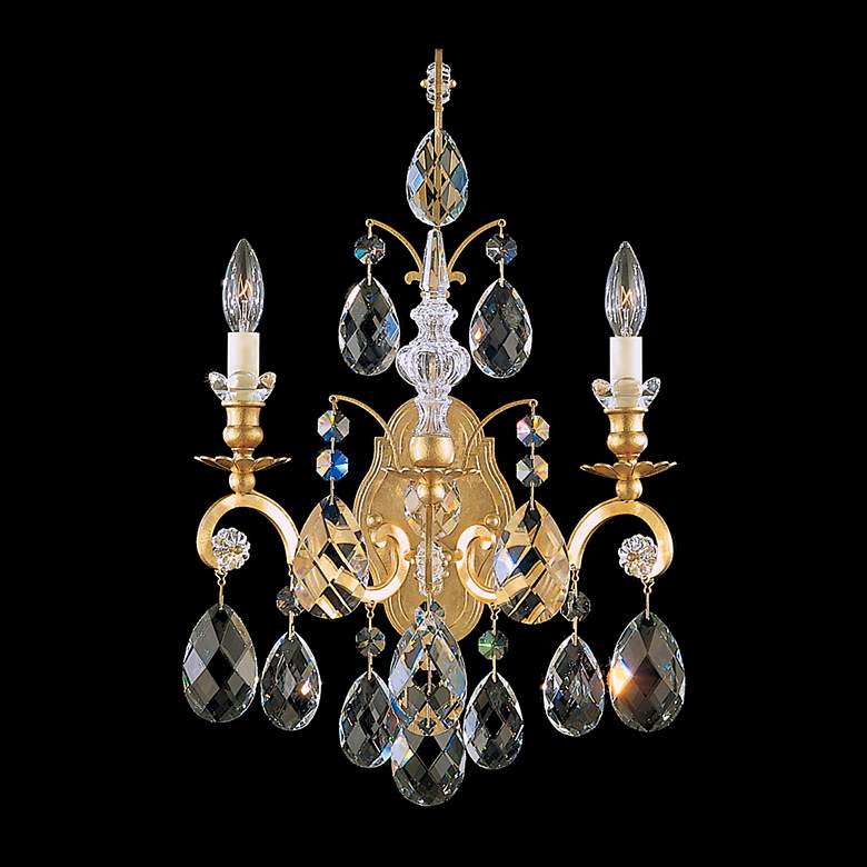 Image 1 Schonbek Renaissance Collection 22 1/2 inch High Crystal Sconce