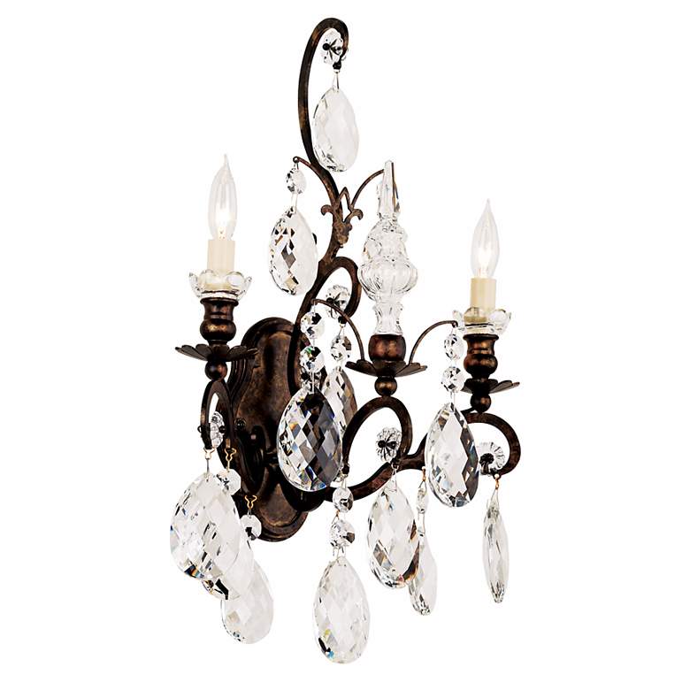 Image 2 Schonbek Renaissance Collection 22 1/2 inch High Crystal Sconce more views