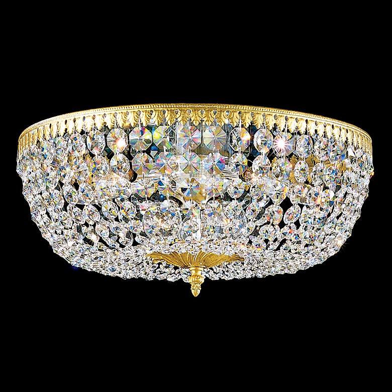 Image 1 Schonbek Rialto 14 inch Wide Swarovski Crystal Ceiling Light