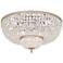 Schonbek Rialto 24"W Silver Swarovski Crystal Ceiling Light