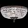 Schonbek Rialto Collection 14" Wide Crystal Ceiling Light