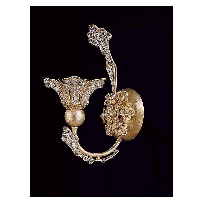 Image 1 Schonbek Rivendell Collection Silvergild Wall Sconce